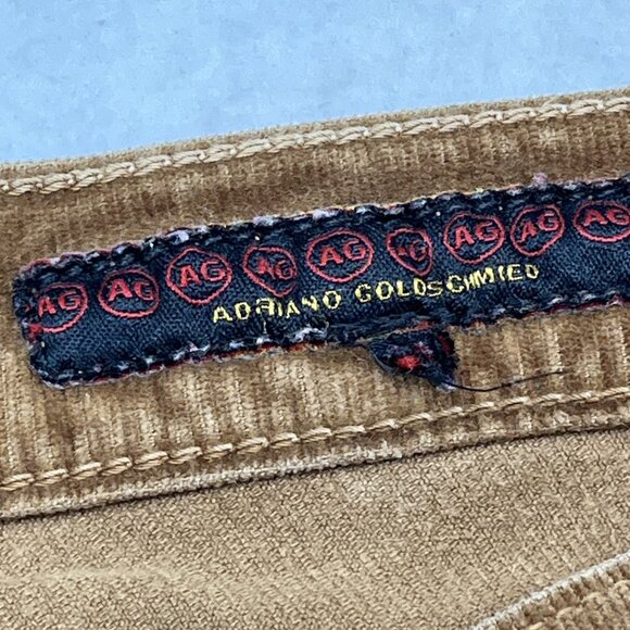 Vintage Adriano Goldschmied Pants Womens 25 Angel Corduroy Low Rise Wide Leg Y2K - Picture 7 of 10